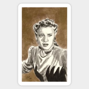 Evelyn Ankers Sticker
